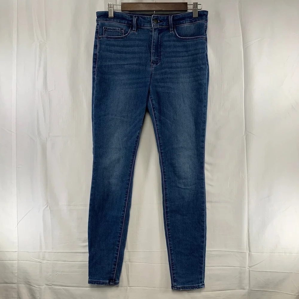 Athleta Sculptek Ultra Skinny Jeans‎ Womens 8 Blue Stretch Denim Pants